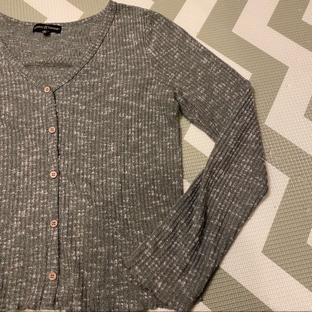 Long Sleeve Sweater Shirt - Picture 6 of 8